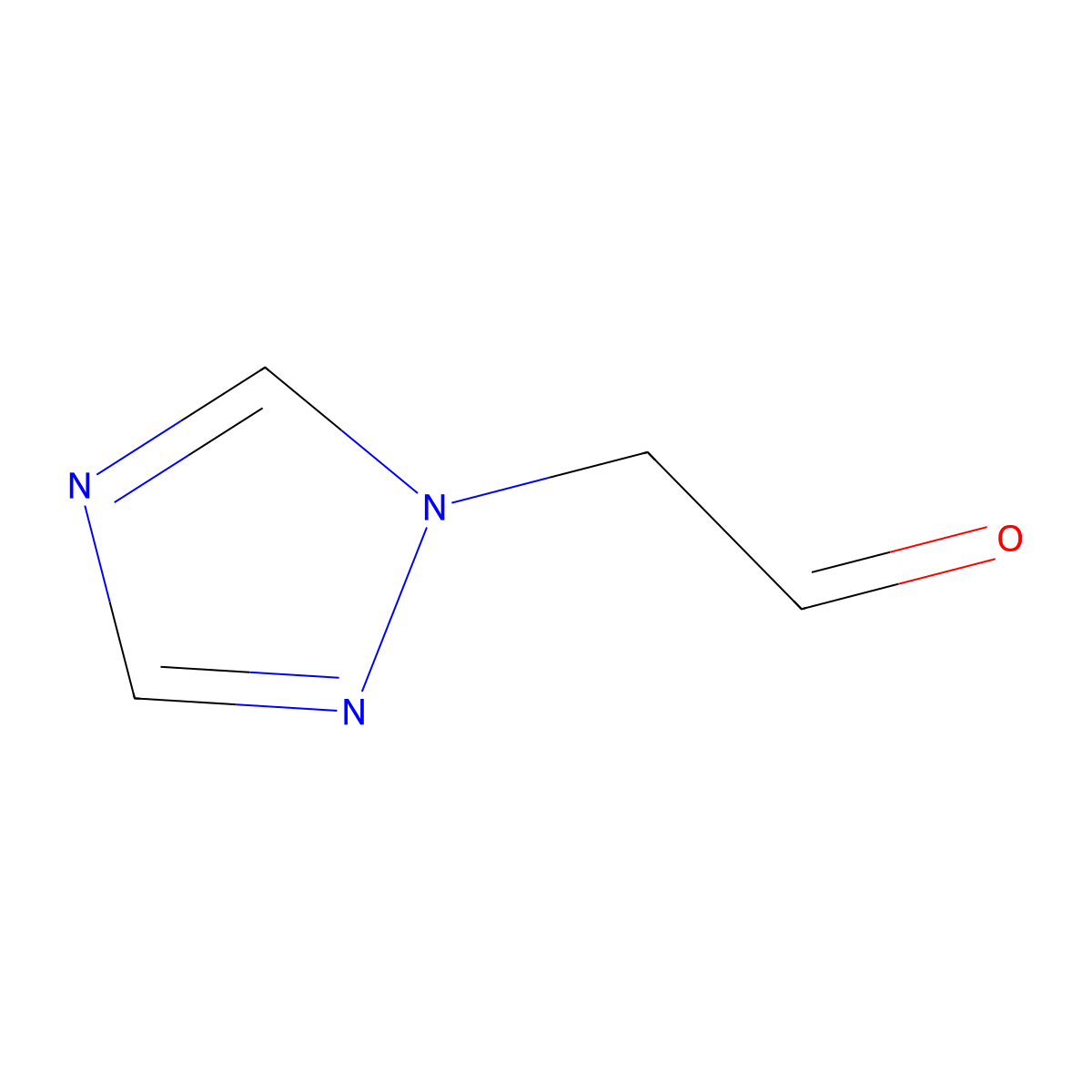 2-(1H-1,2,4-triazol-1-yl)acetaldehyde molecular structure, CAS 1250593-05-5