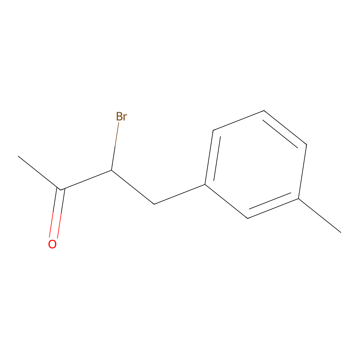 3-Bromo-4-(3-methylphenyl)butan-2-one molecular structure, CAS 1250607-01-2