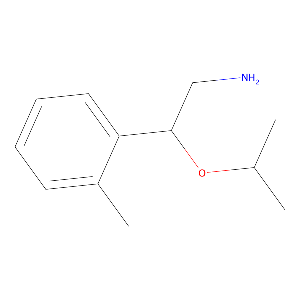 2-Isopropoxy-2-(o-tolyl)ethanamine molecular structure, CAS 1250607-29-4