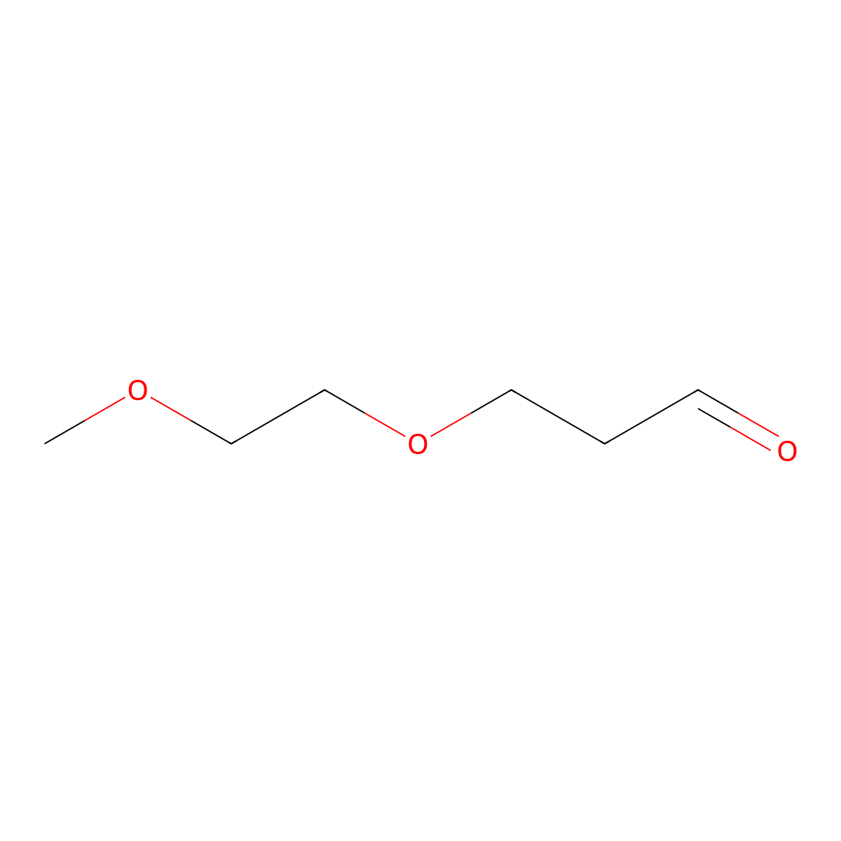 MePEG aldehyde molecular structure, CAS 125061-88-3