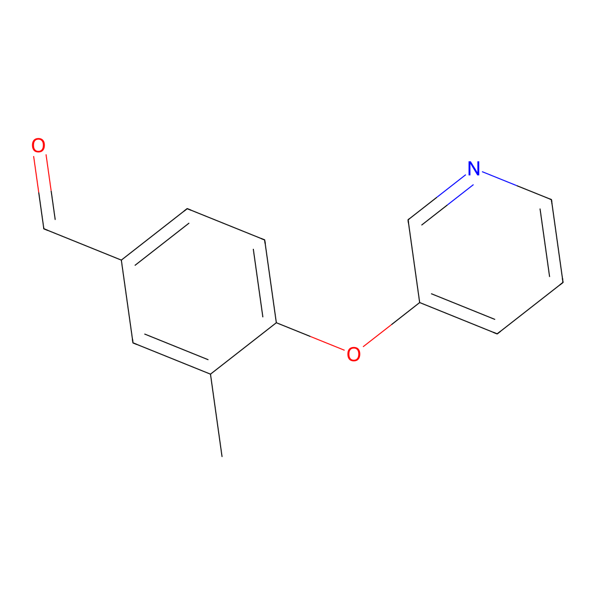 3-Methyl-4-(pyridin-3-yloxy)benzaldehyde molecular structure, CAS 1250618-71-3