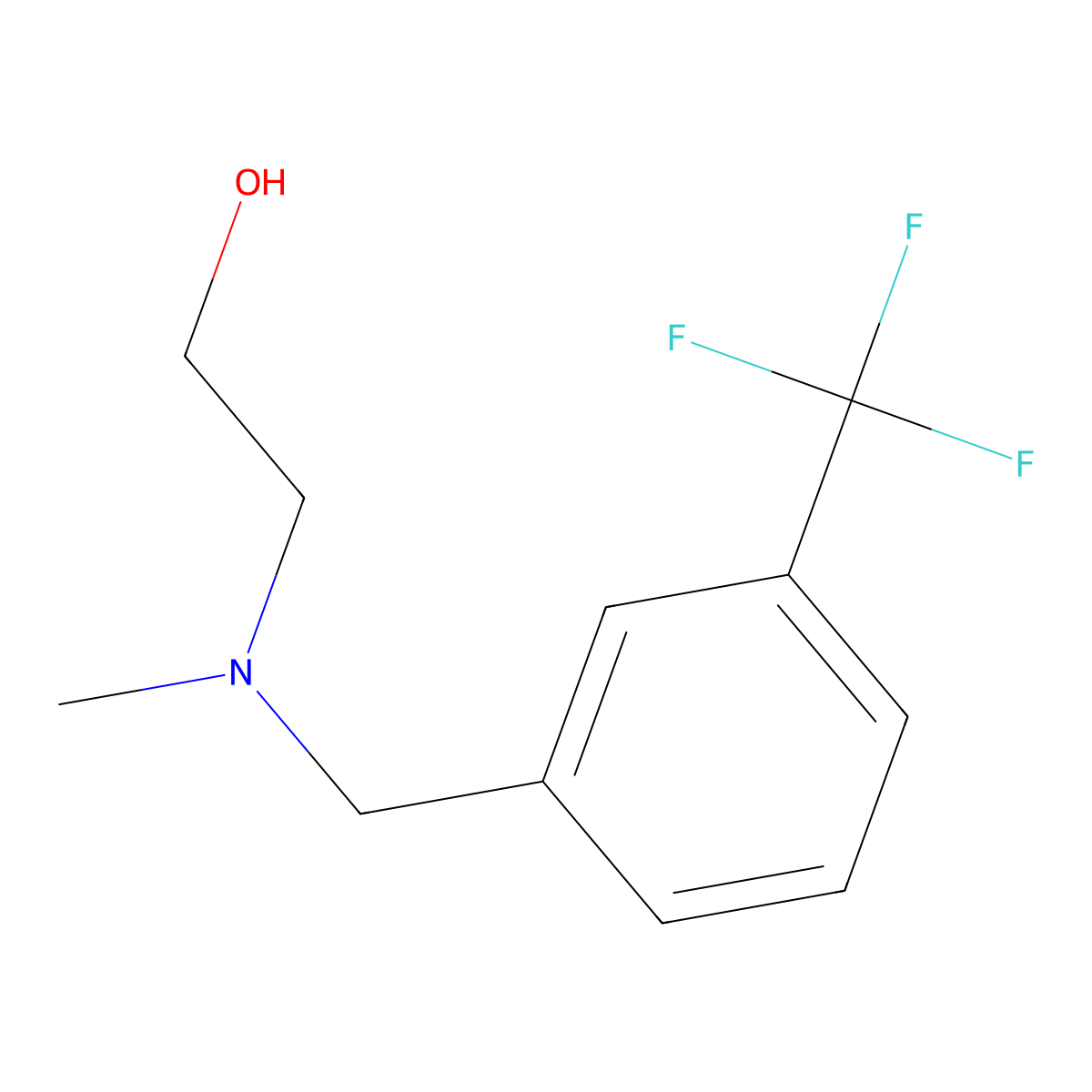 2-[Methyl-(3-trifluoromethyl-benzyl)-amino]-ethanol molecular structure, CAS 1250621-20-5