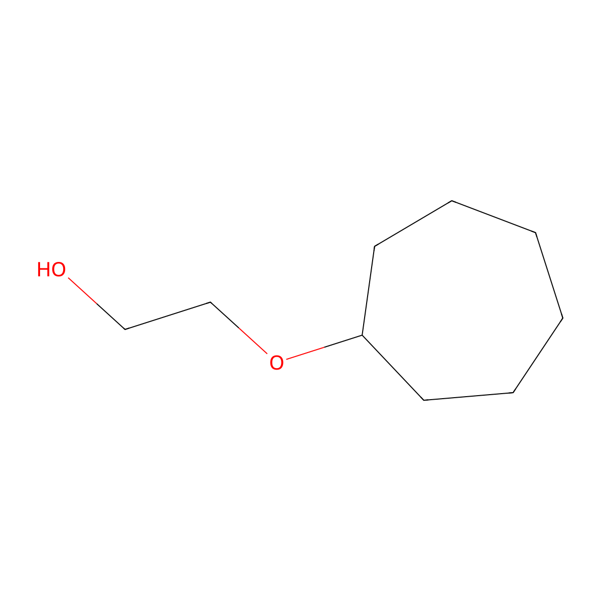 2-(Cycloheptyloxy)ethan-1-ol molecular structure, CAS 1250631-68-5
