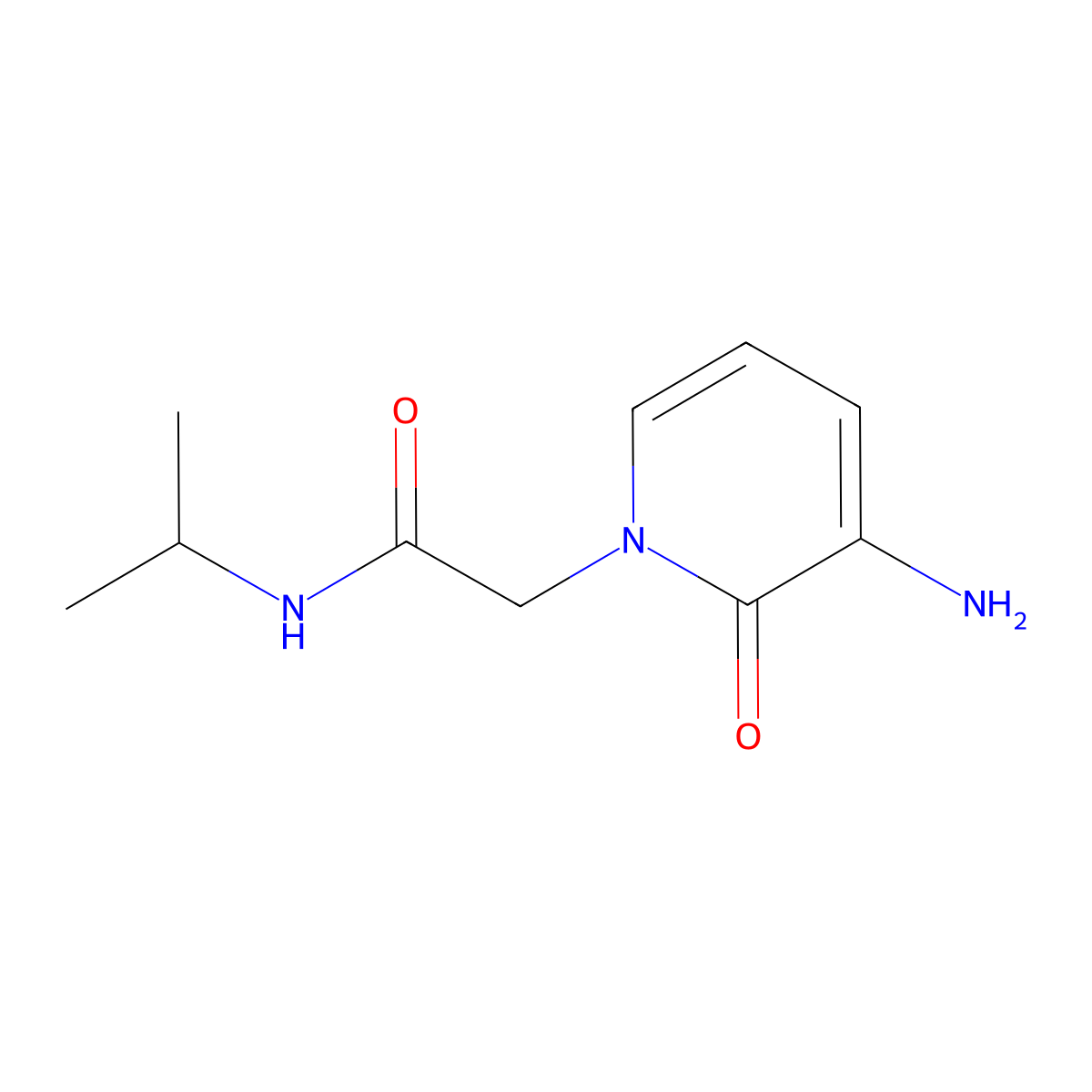 2-(3-Amino-2-oxopyridin-1(2H)-yl)-N-isopropylacetamide molecular structure, CAS 1250672-89-9