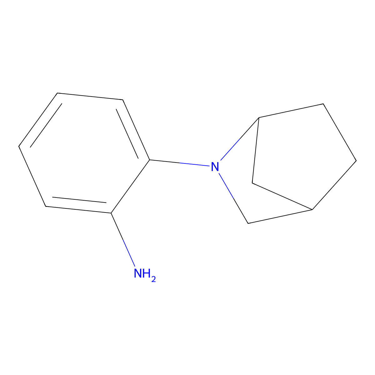 2-(2-Azabicyclo(2.2.1)heptan-2-yl)aniline molecular structure, CAS 1250695-37-4