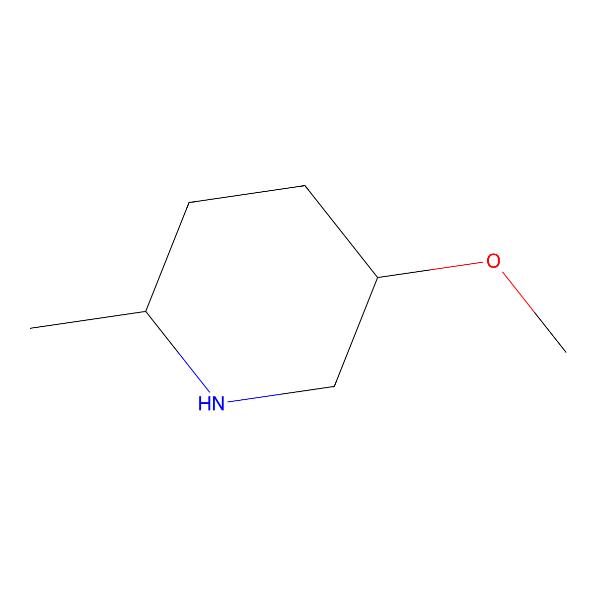 5-Methoxy-2-methylpiperidine molecular structure, CAS 1250698-47-5
