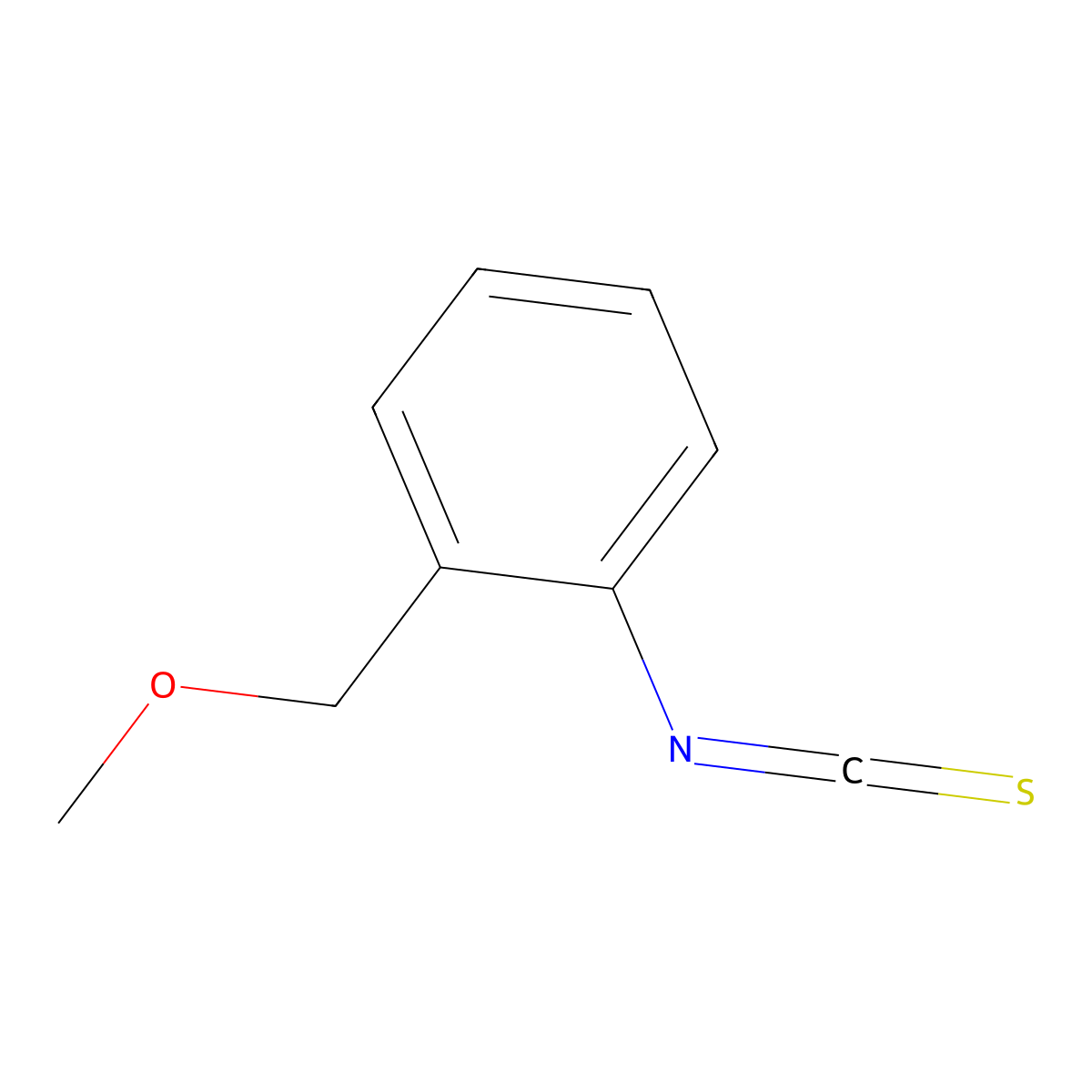 1-Isothiocyanato-2-(methoxymethyl)benzene molecular structure, CAS 1250710-71-4