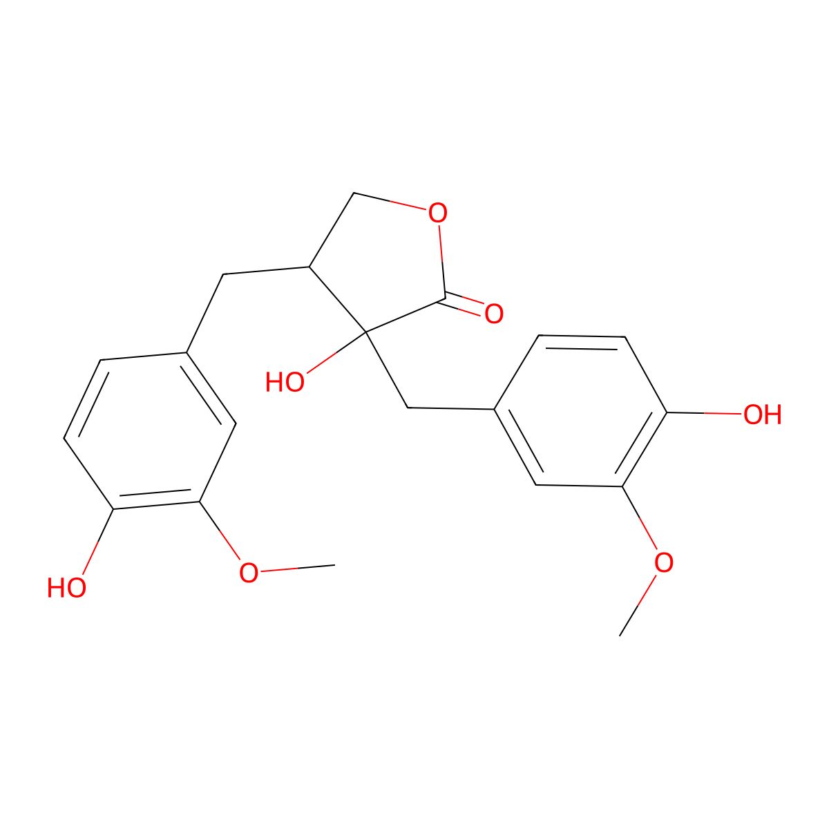Epinortrachelogenin molecular structure, CAS 125072-69-7