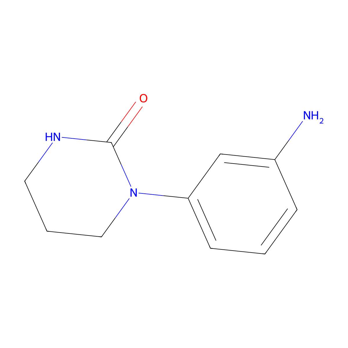 1-(3-Aminophenyl)-1,3-diazinan-2-one molecular structure, CAS 1250772-67-8