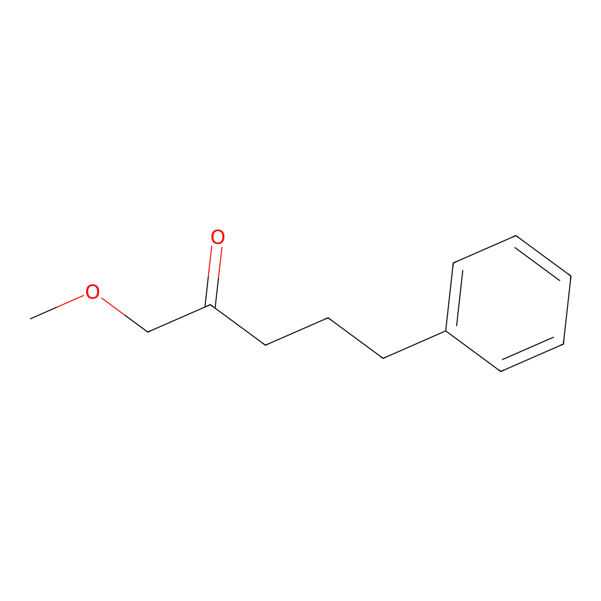 1-Methoxy-5-phenylpentan-2-one molecular structure, CAS 1250877-73-6