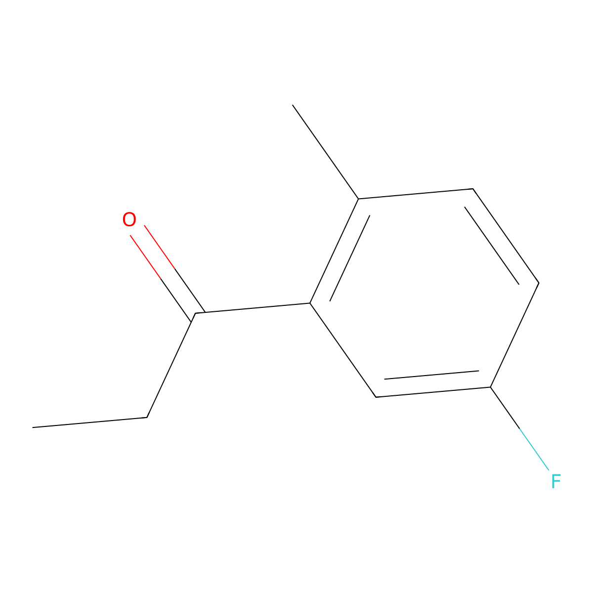 1-(5-Fluoro-2-methylphenyl)propan-1-one molecular structure, CAS 1250903-42-4