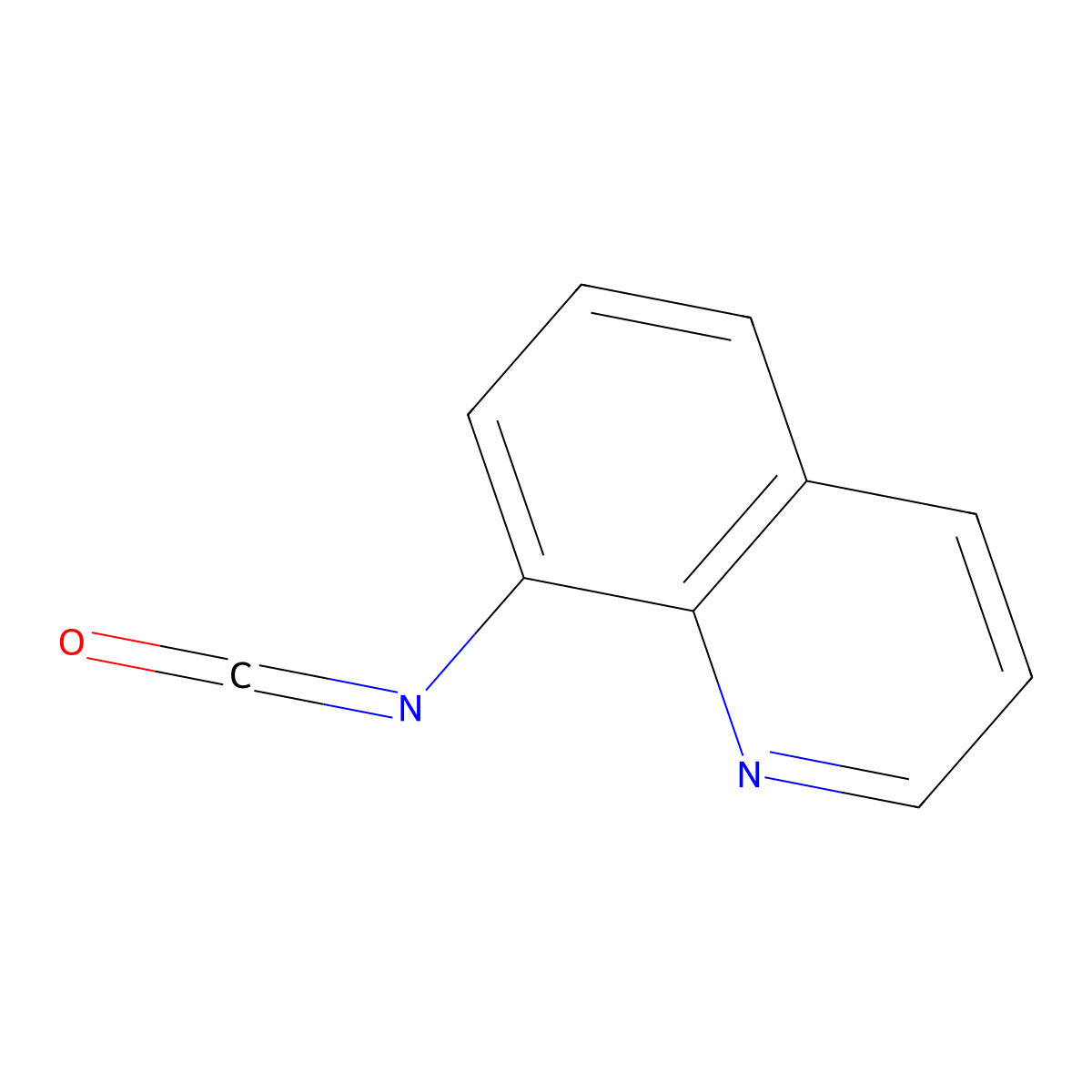 8-Isocyanatoquinoline molecular structure, CAS 1250976-52-3