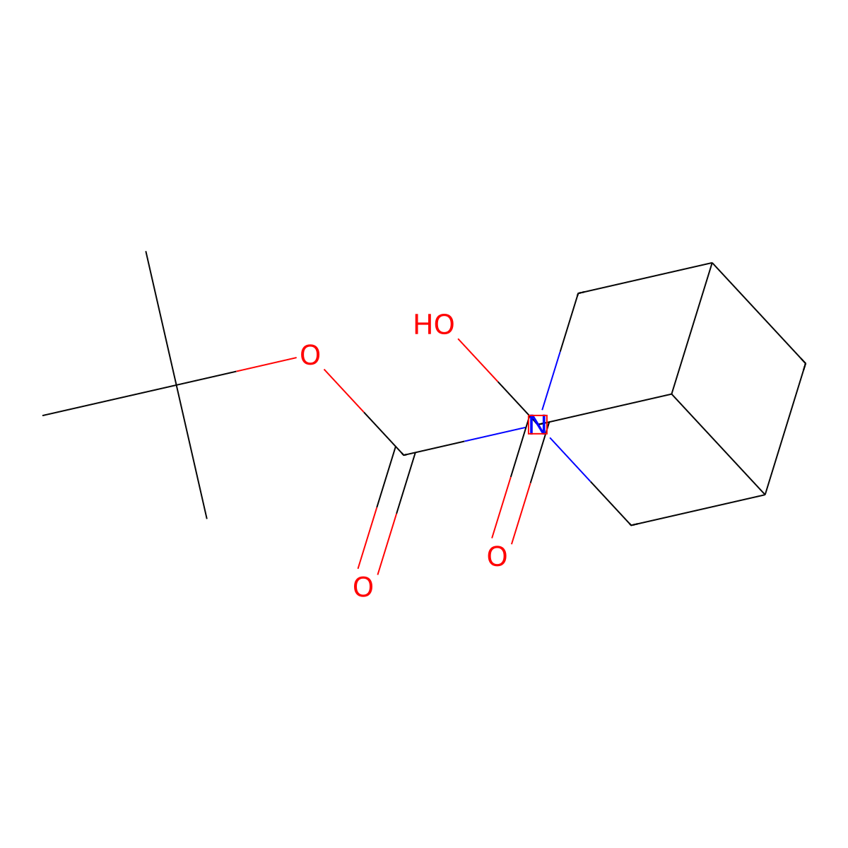 3-Boc-3-azabicyclo[3.1.1]heptane-6-carboxylic acid molecular structure, CAS 1250995-41-5