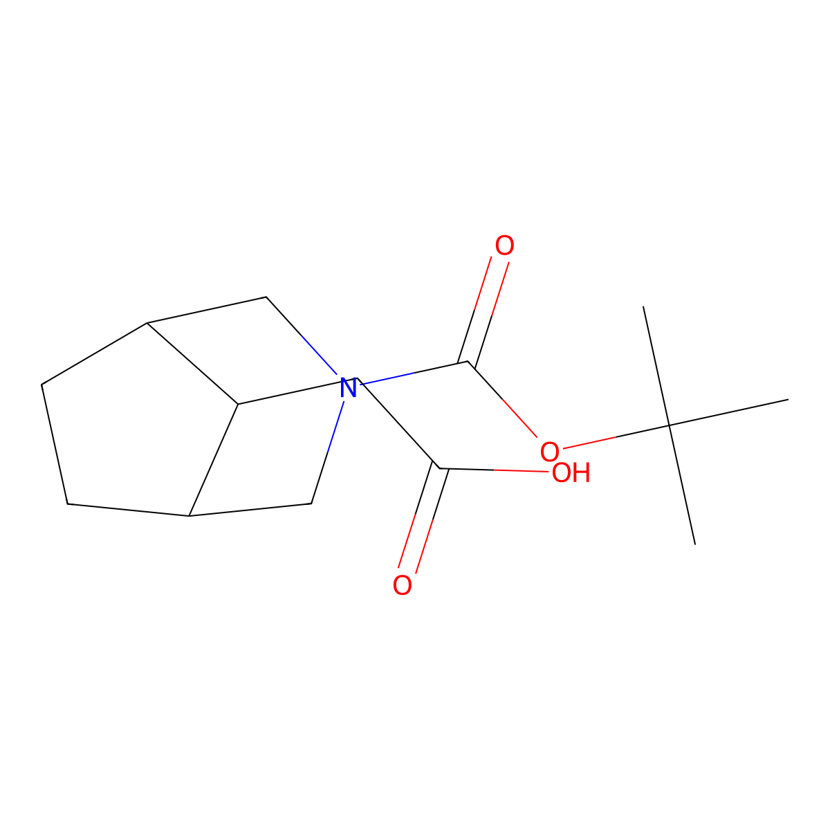 2-(3-(tert-Butoxycarbonyl)-3-azabicyclo[3.2.1]octan-8-yl)acetic acid molecular structure, CAS 1250996-75-8
