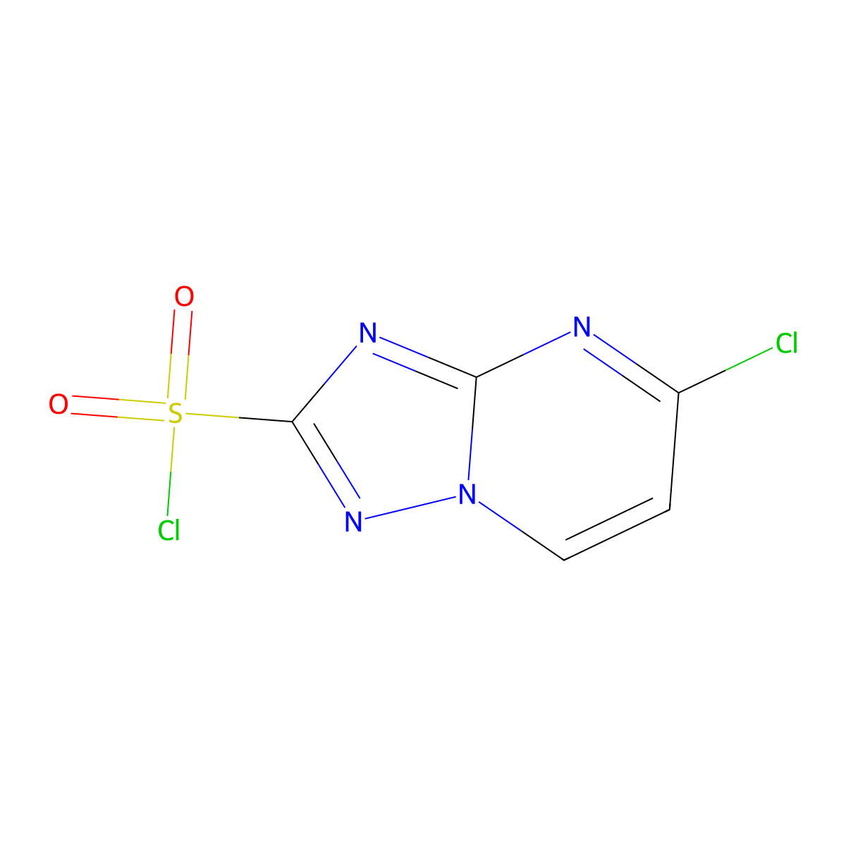5-Chloro-[1,2,4]triazolo[1,5-a]pyrimidine-2-sulfonyl chloride molecular structure, CAS 1250998-35-6