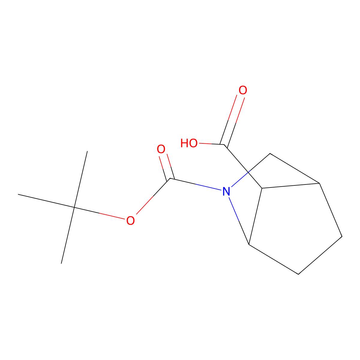 2-(tert-Butoxycarbonyl)-2-azabicyclo[2.2.1]heptane-7-carboxylic acid molecular structure, CAS 1251007-76-7