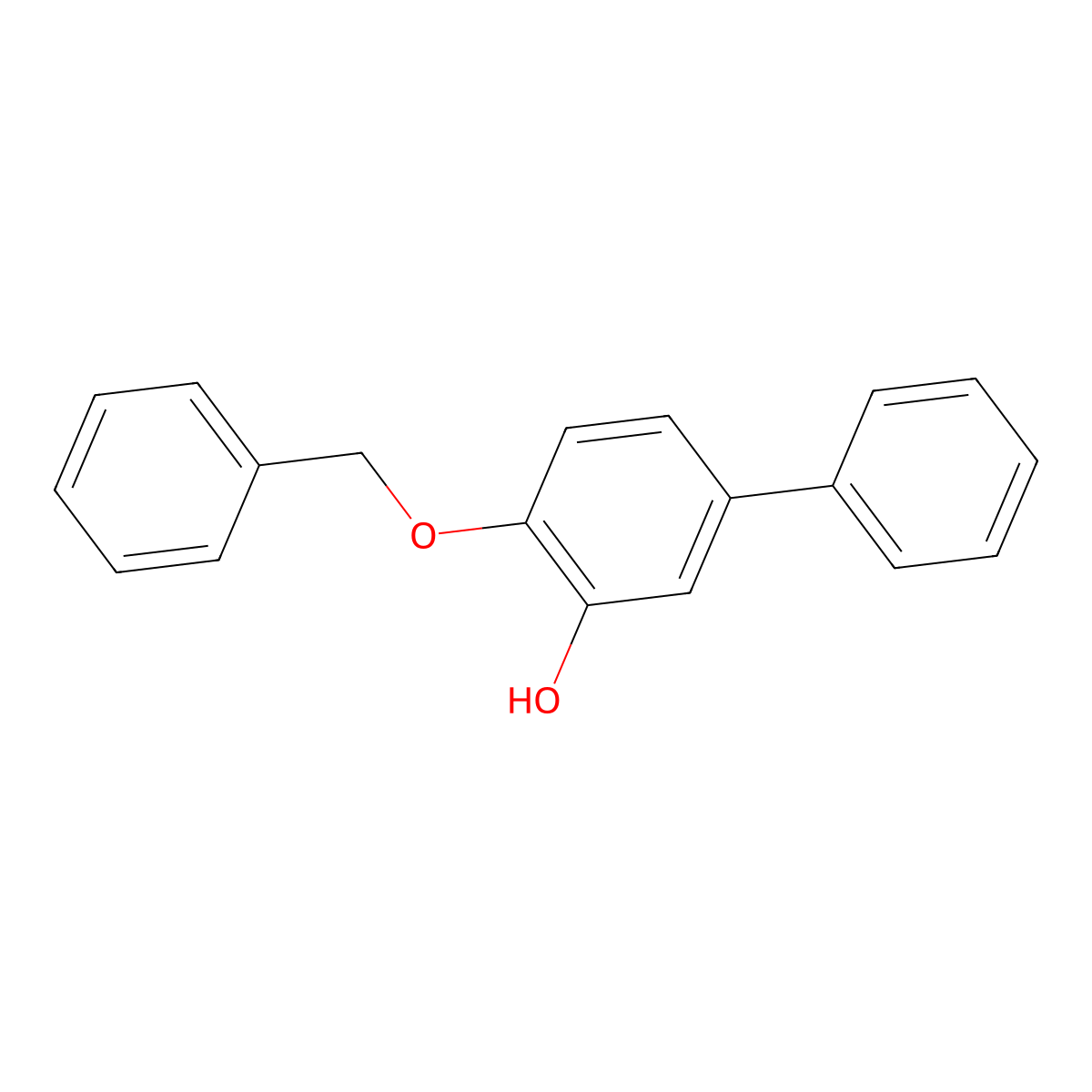 4-(Phenylmethoxy)[1,1'-biphenyl]-3-ol molecular structure, CAS 125101-79-3
