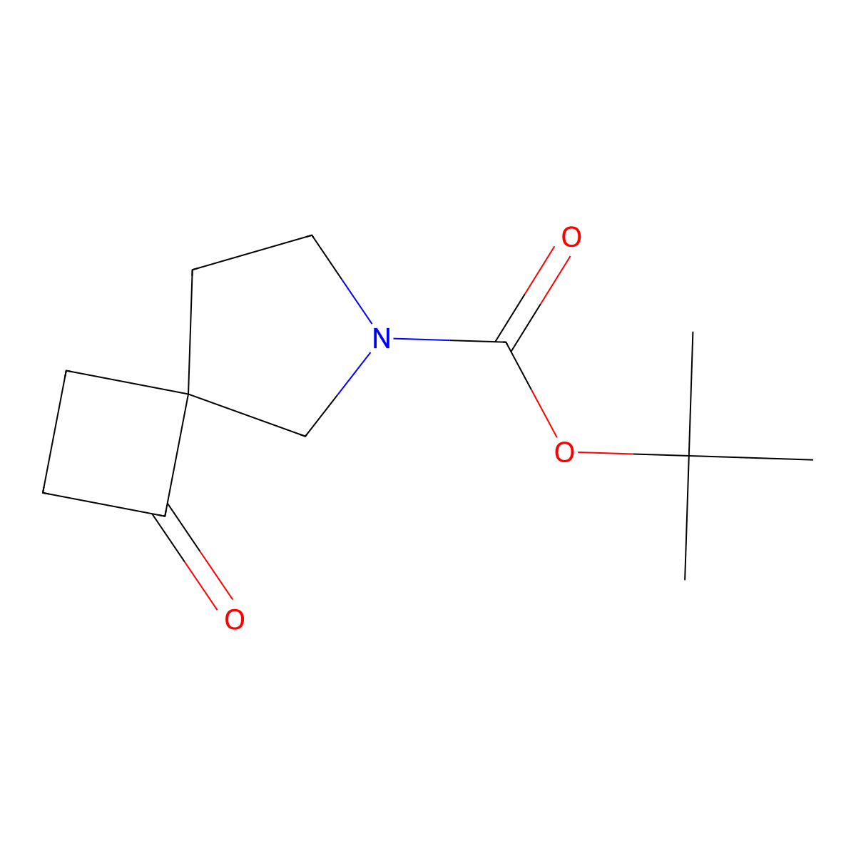 tert-Butyl 1-oxo-6-azaspiro[3.4]octane-6-carboxylate molecular structure, CAS 1251010-17-9