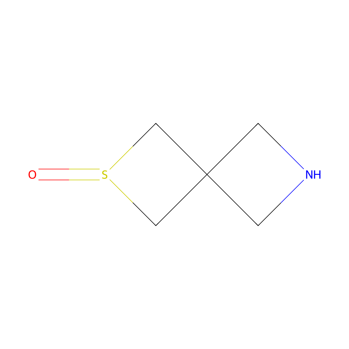 2lambda4-Thia-6-azaspiro[3.3]heptan-2-one molecular structure, CAS 1251010-50-0
