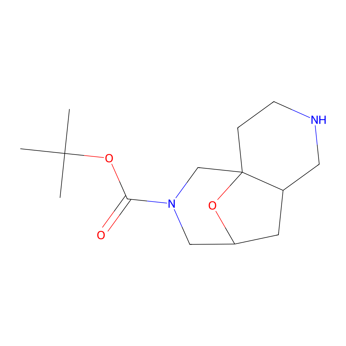 Tert-Butyl Octahydro-4A,8-Epoxypyrido[4,3-C]Azepine-6(5H)-Carboxylate molecular structure, CAS 1251010-89-5