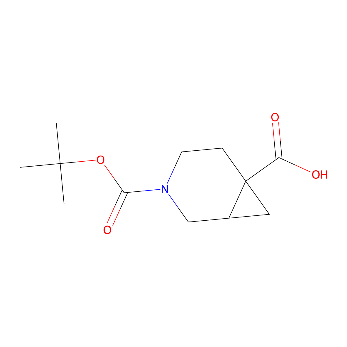 Cis-3-Aza-Bicyclo[4.1.0]Heptane-3,6-Dicarboxylic Acid 3-Tert-Butyl Ester molecular structure, CAS 1251012-36-8