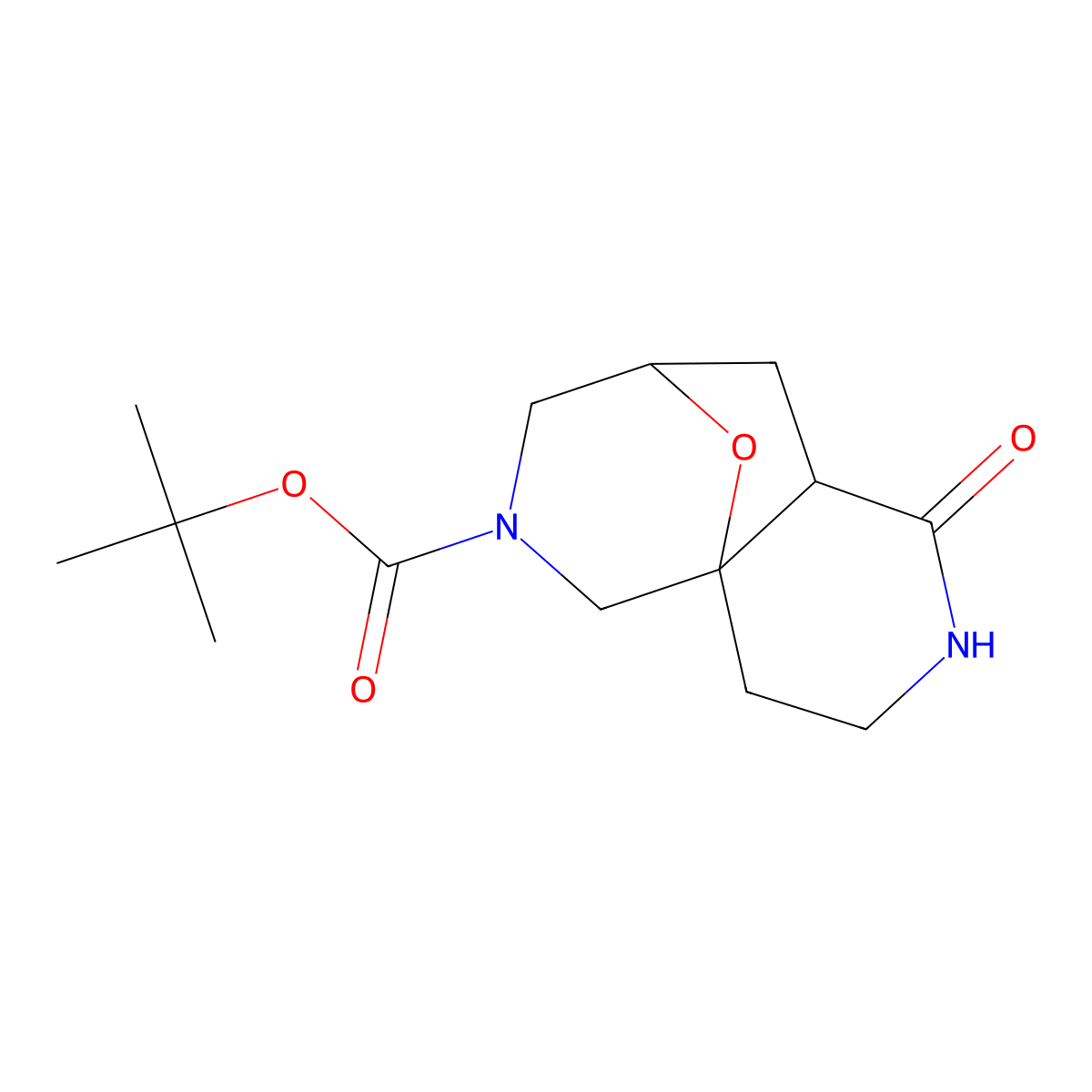 Tert-Butyl 1-Oxooctahydro-4A,8-Epoxypyrido[4,3-C]Azepine-6(5H)-Carboxylate molecular structure, CAS 1251013-71-4