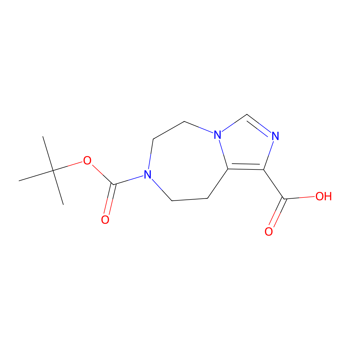 4,5,7,8-Tetrahydro-2,3A,6-Triaza-Azulene-1,6-Dicarboxylic Acid 6-Tert-Butyl Ester molecular structure, CAS 1251014-09-1