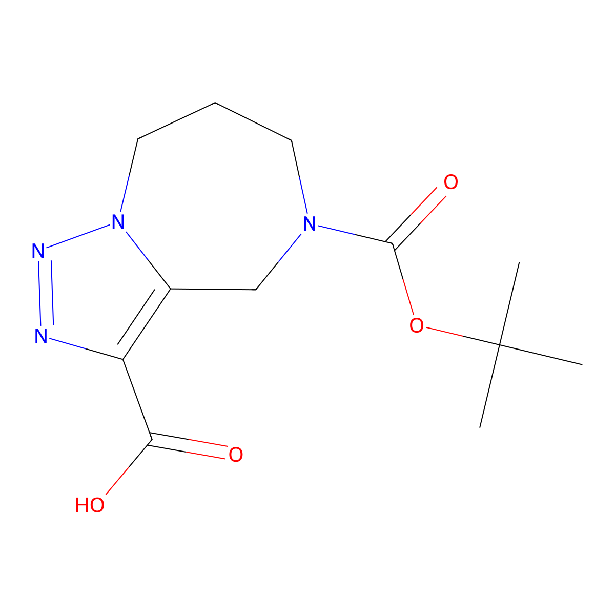 7,8-Dihydro-4H,6H-1,2,5,8A-Tetraaza-Azulene-3,5-Dicarboxylic Acid 5-Tert-Butyl Ester molecular structure, CAS 1251016-96-2