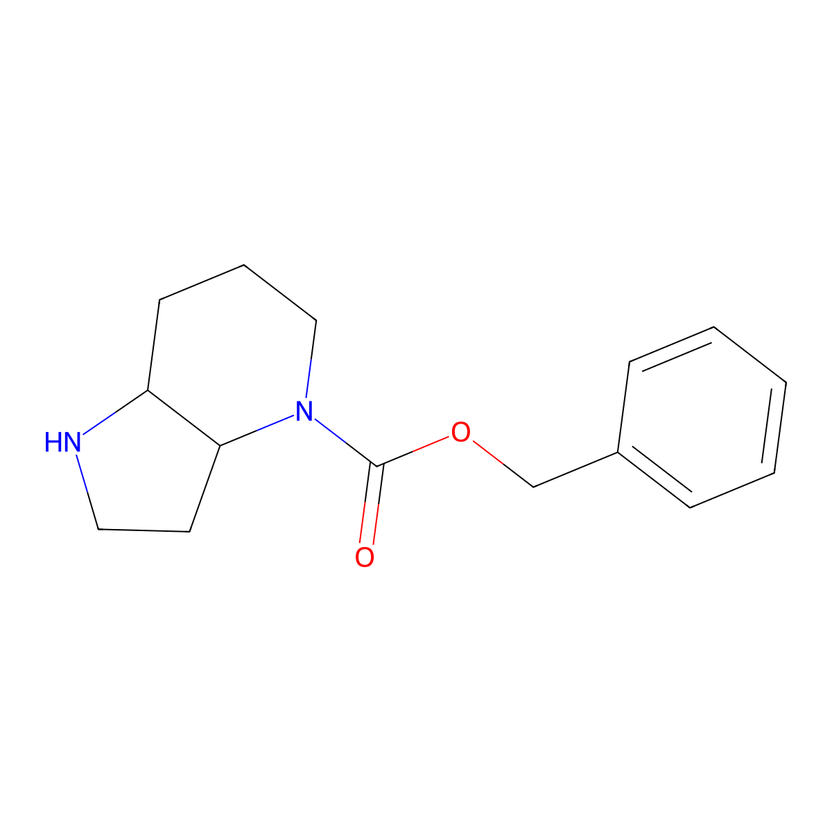 Benzyl hexahydro-1H-pyrrolo[3,2-B]pyridine-4(2H)-carboxylate molecular structure, CAS 1251021-65-4