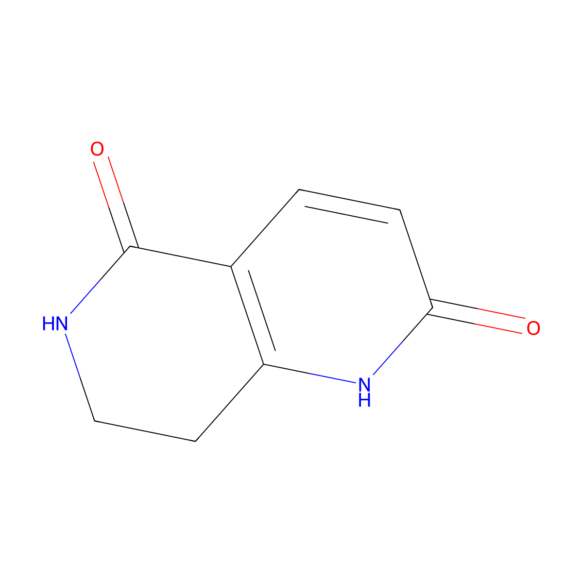2-Hydroxy-7,8-dihydro-1,6-naphthyridin-5(6H)-one molecular structure, CAS 1251033-14-3