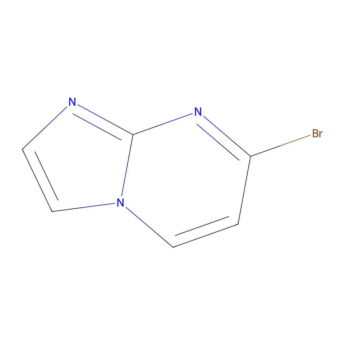 7-Bromoimidazo[1,2-a]pyrimidine molecular structure, CAS 1251033-57-4