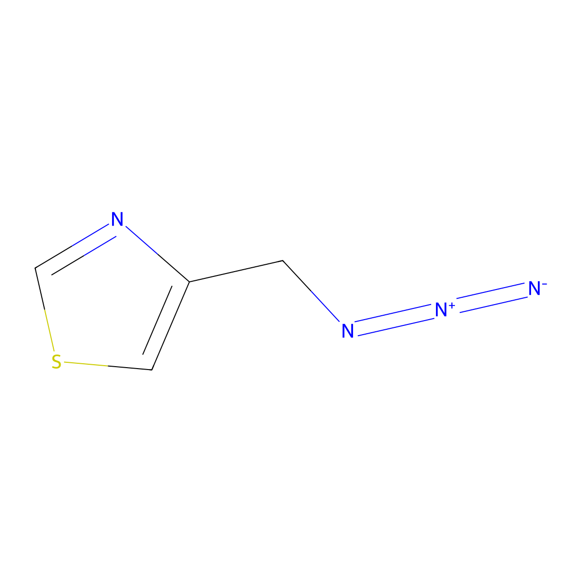 4-(Azidomethyl)-1,3-thiazole molecular structure, CAS 1251034-67-9