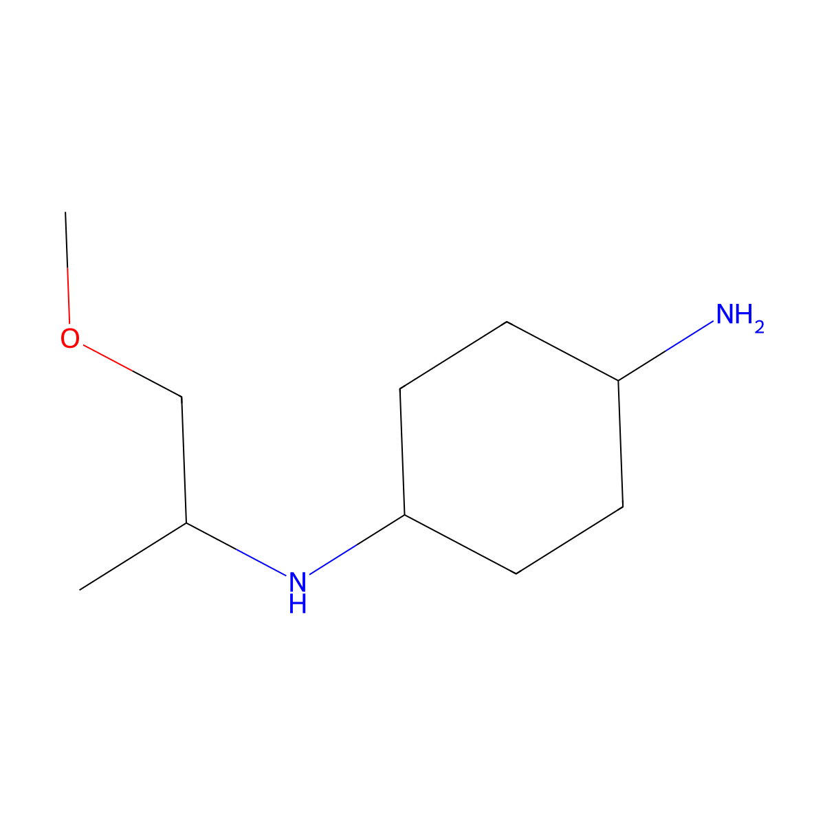 N1-(1-Methoxypropan-2-yl)cyclohexane-1,4-diamine molecular structure, CAS 1251051-42-9