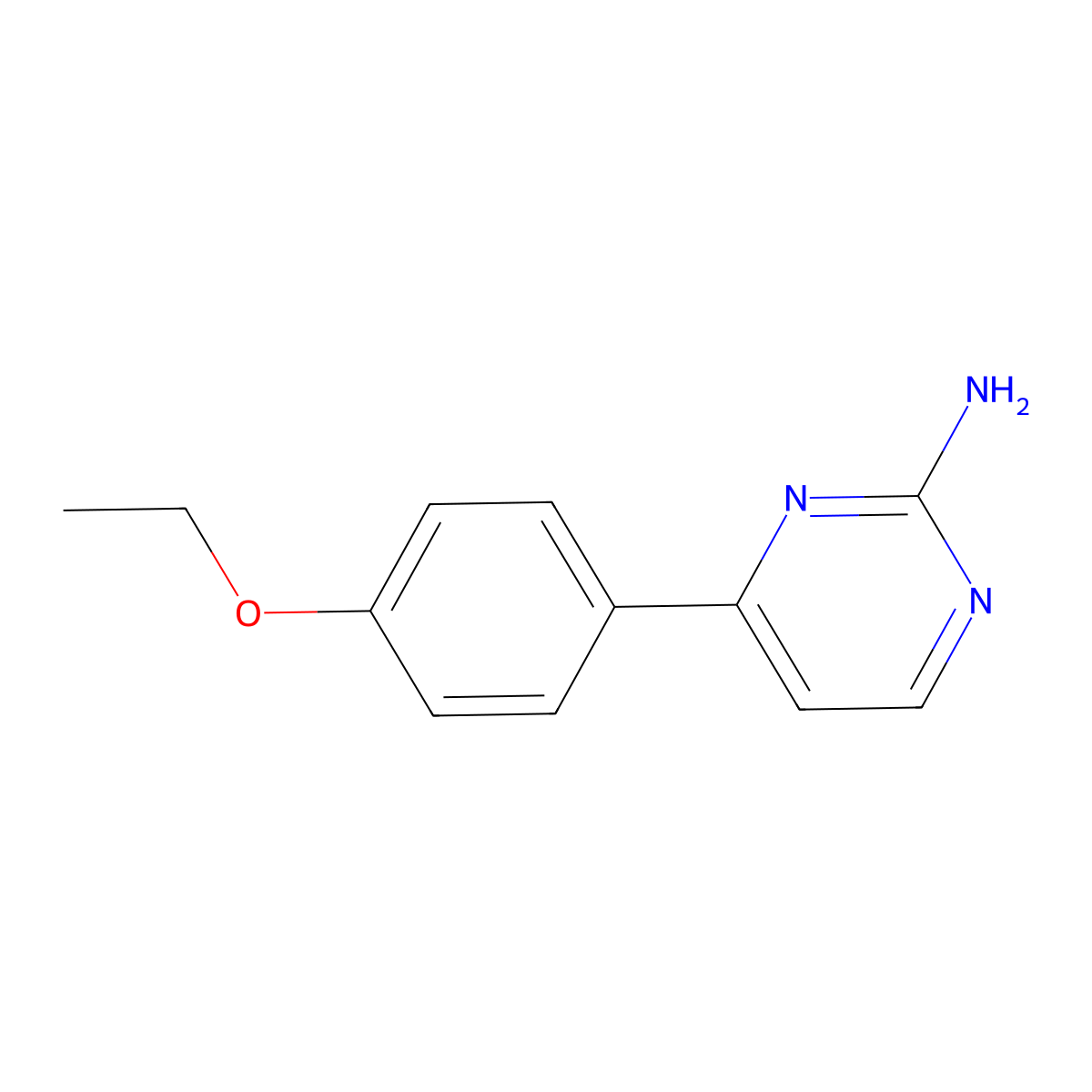 4-(4-Ethoxyphenyl)pyrimidin-2-amine molecular structure, CAS 1251055-62-5