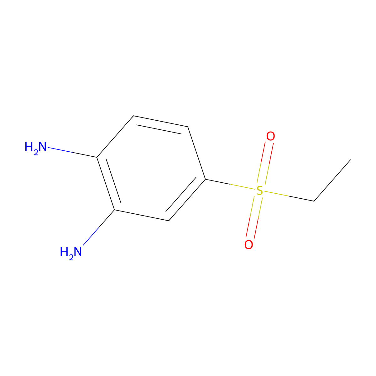 4-(Ethanesulfonyl)benzene-1,2-diamine molecular structure, CAS 125106-41-4