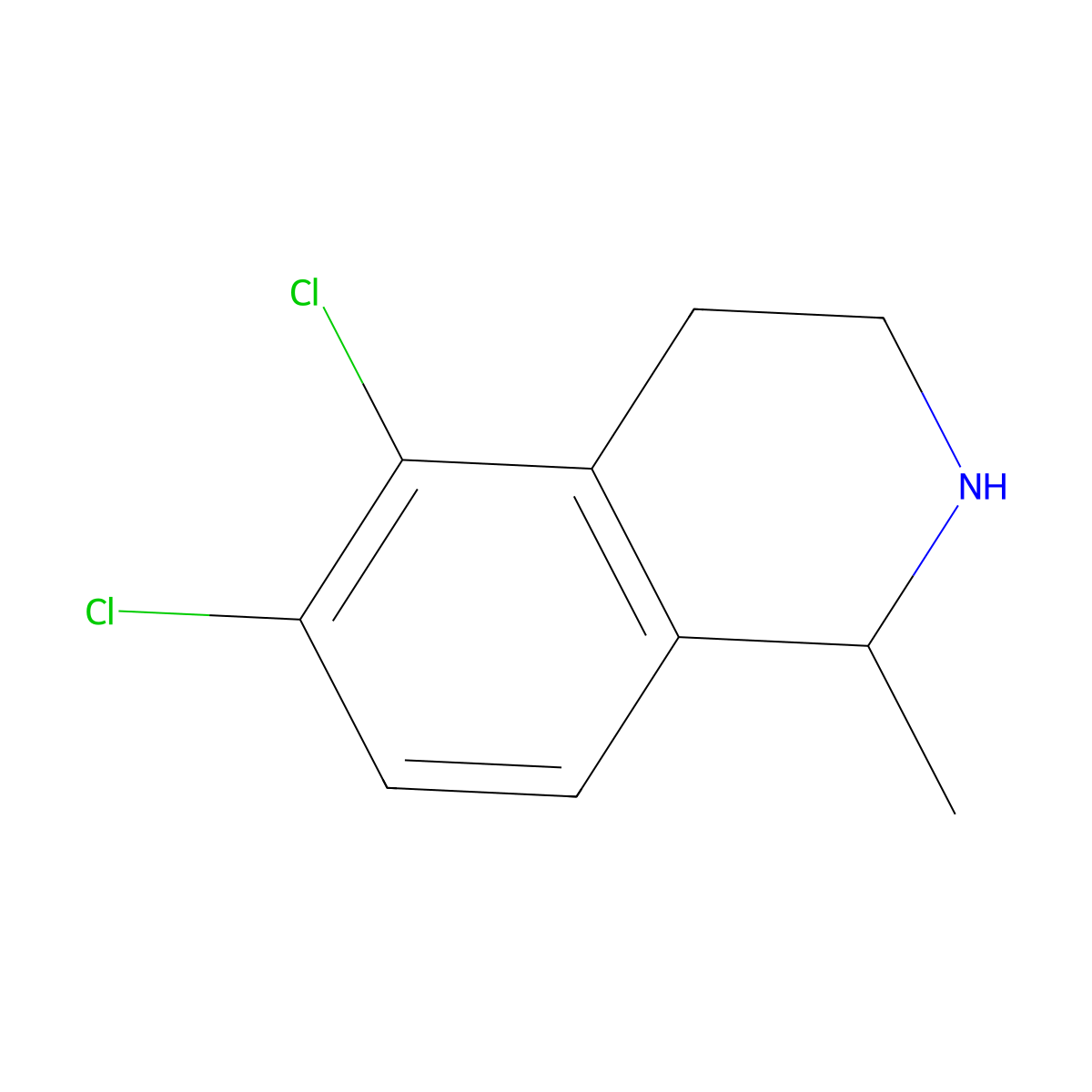 5,6-Dichloro-1-methyl-1,2,3,4-tetrahydroisoquinoline molecular structure, CAS 1251079-93-2