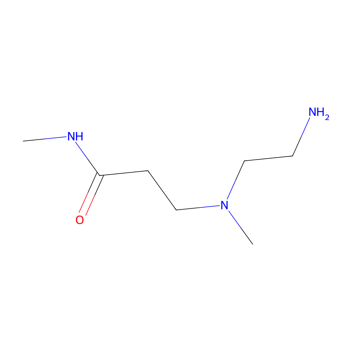 3-[(2-Aminoethyl)(methyl)amino]-N-methylpropanamide molecular structure, CAS 1251084-47-5