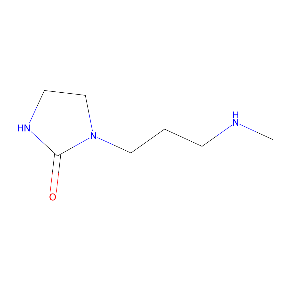1-[3-(Methylamino)propyl]imidazolidin-2-one molecular structure, CAS 1251085-37-6