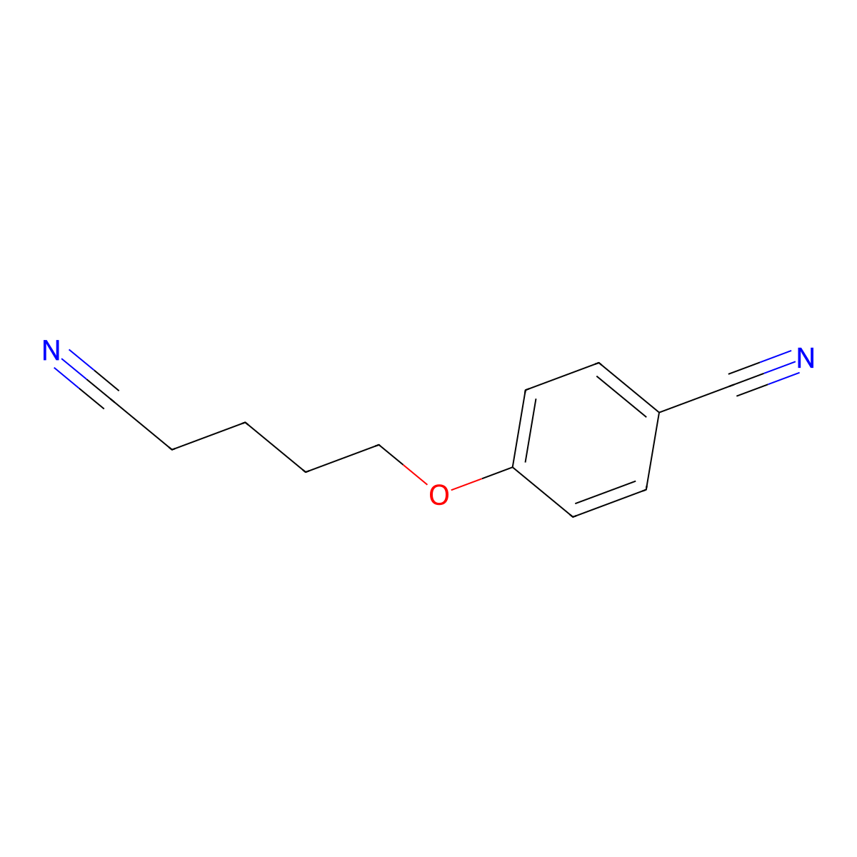 4-(4-Cyanobutoxy)benzonitrile molecular structure, CAS 1251086-36-8