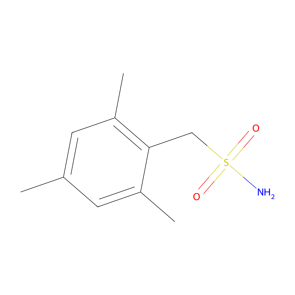 (2,4,6-Trimethylphenyl)methanesulfonamide molecular structure, CAS 1251104-30-9