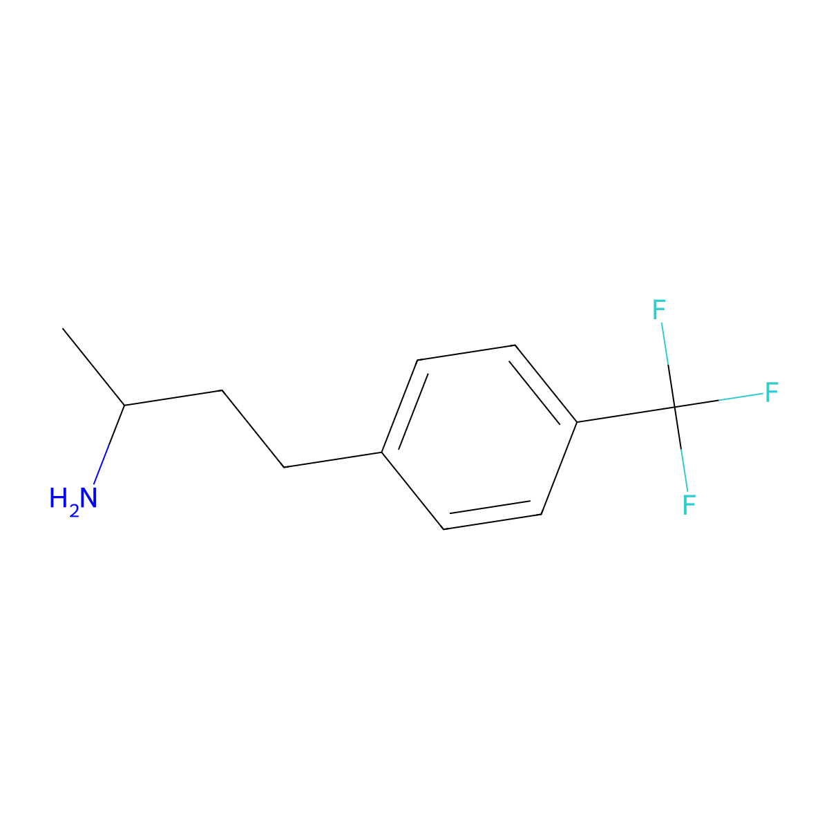 4-[4-(Trifluoromethyl)phenyl]butan-2-amine molecular structure, CAS 1251108-91-4