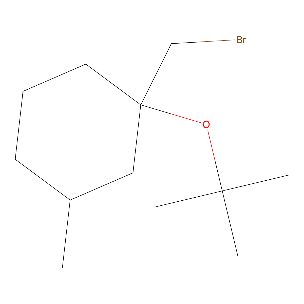 1-(Bromomethyl)-1-(tert-butoxy)-3-methylcyclohexane molecular structure, CAS 1251123-15-5