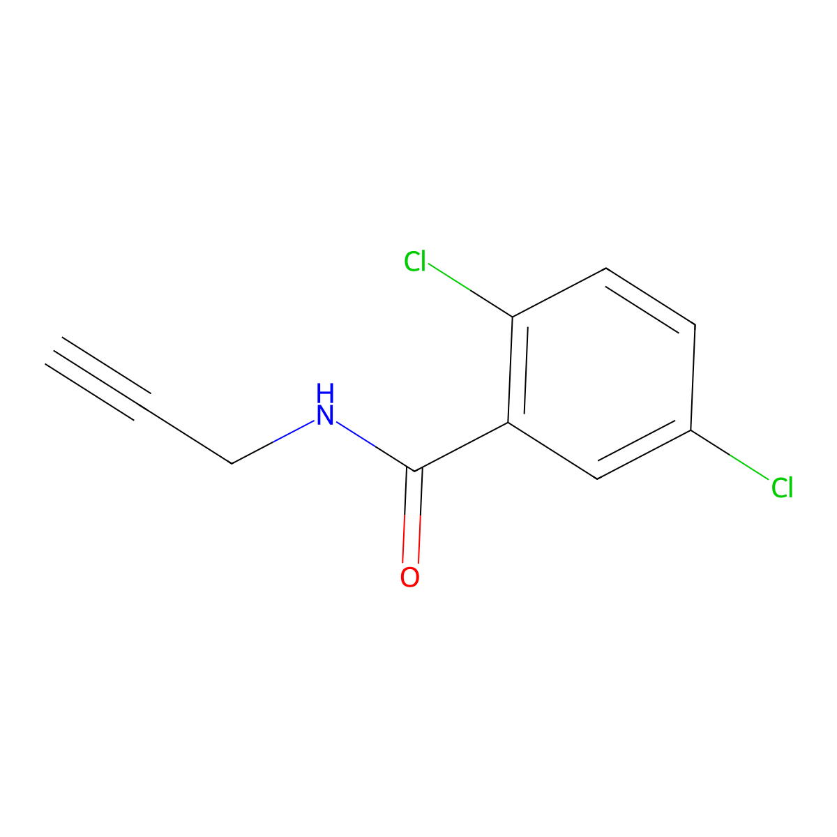 2,5-Dichloro-N-prop-2-ynyl-benzamide molecular structure, CAS 1251130-15-0