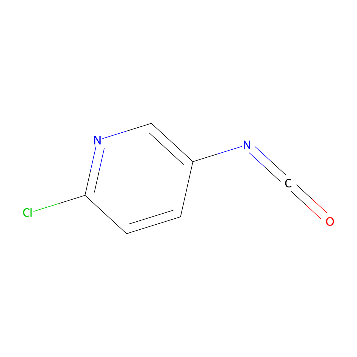 2-Chloro-5-isocyanatopyridine molecular structure, CAS 125117-96-6