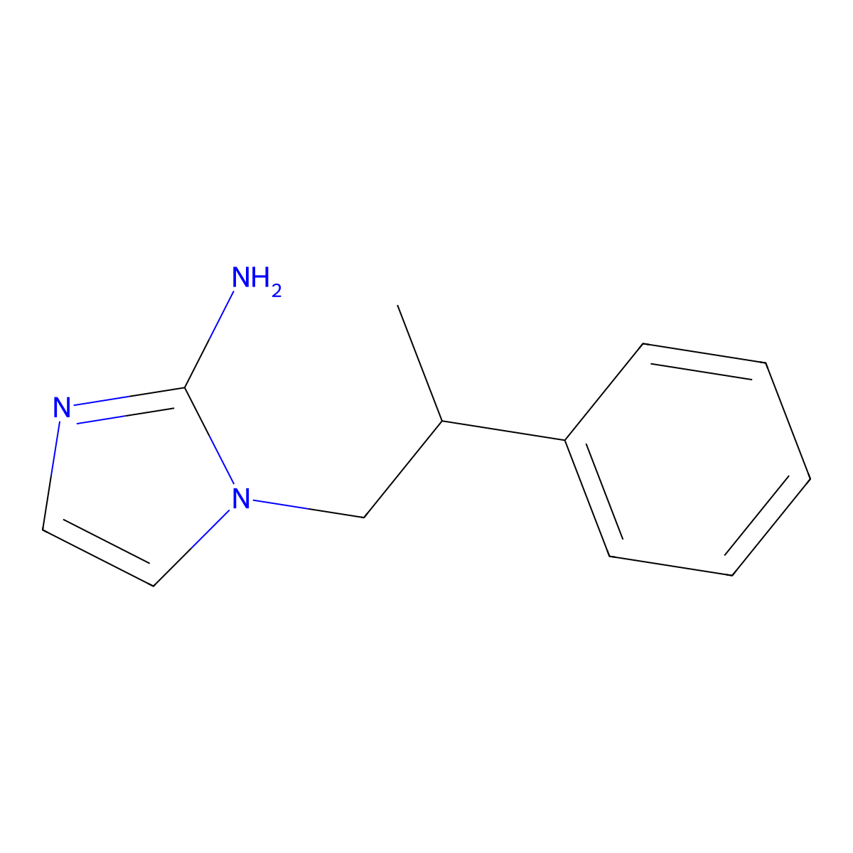 1-(2-Phenylpropyl)-1h-imidazol-2-amine molecular structure, CAS 1251200-43-7