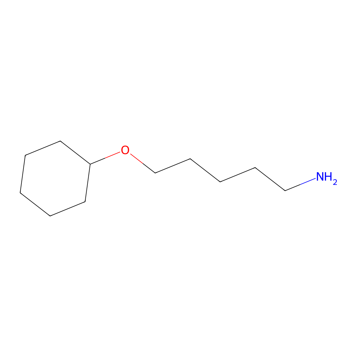 5-(Cyclohexyloxy)pentan-1-amine molecular structure, CAS 1251232-70-8