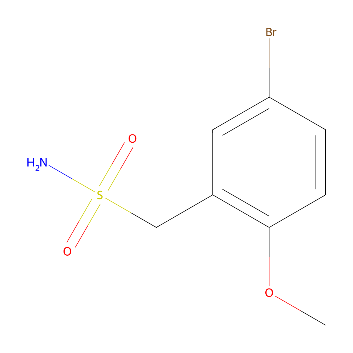 (5-Bromo-2-methoxyphenyl)methanesulfonamide molecular structure, CAS 1251237-95-2