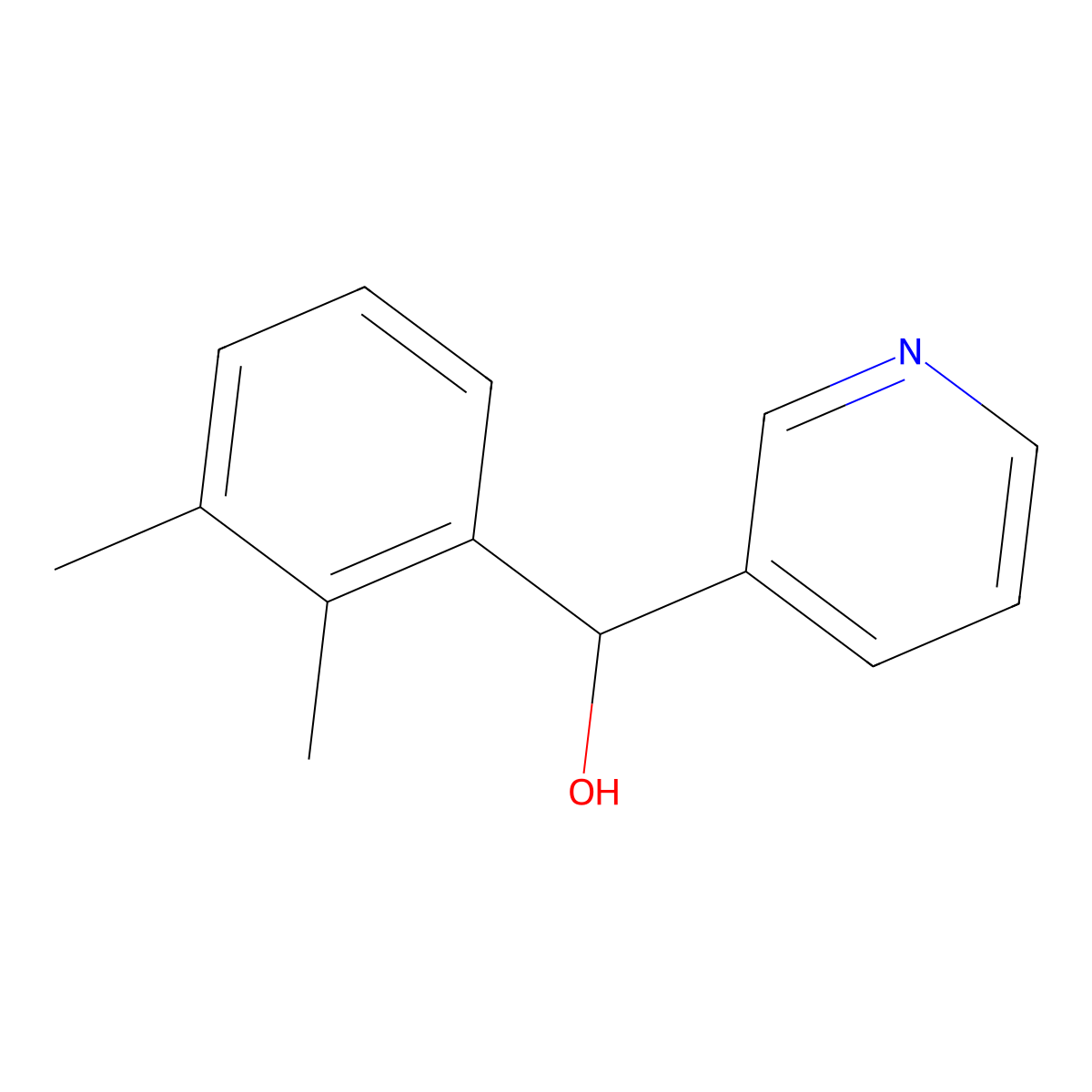 alpha-(2,3-Dimethylphenyl)-3-pyridinemethanol molecular structure, CAS 1251246-04-4