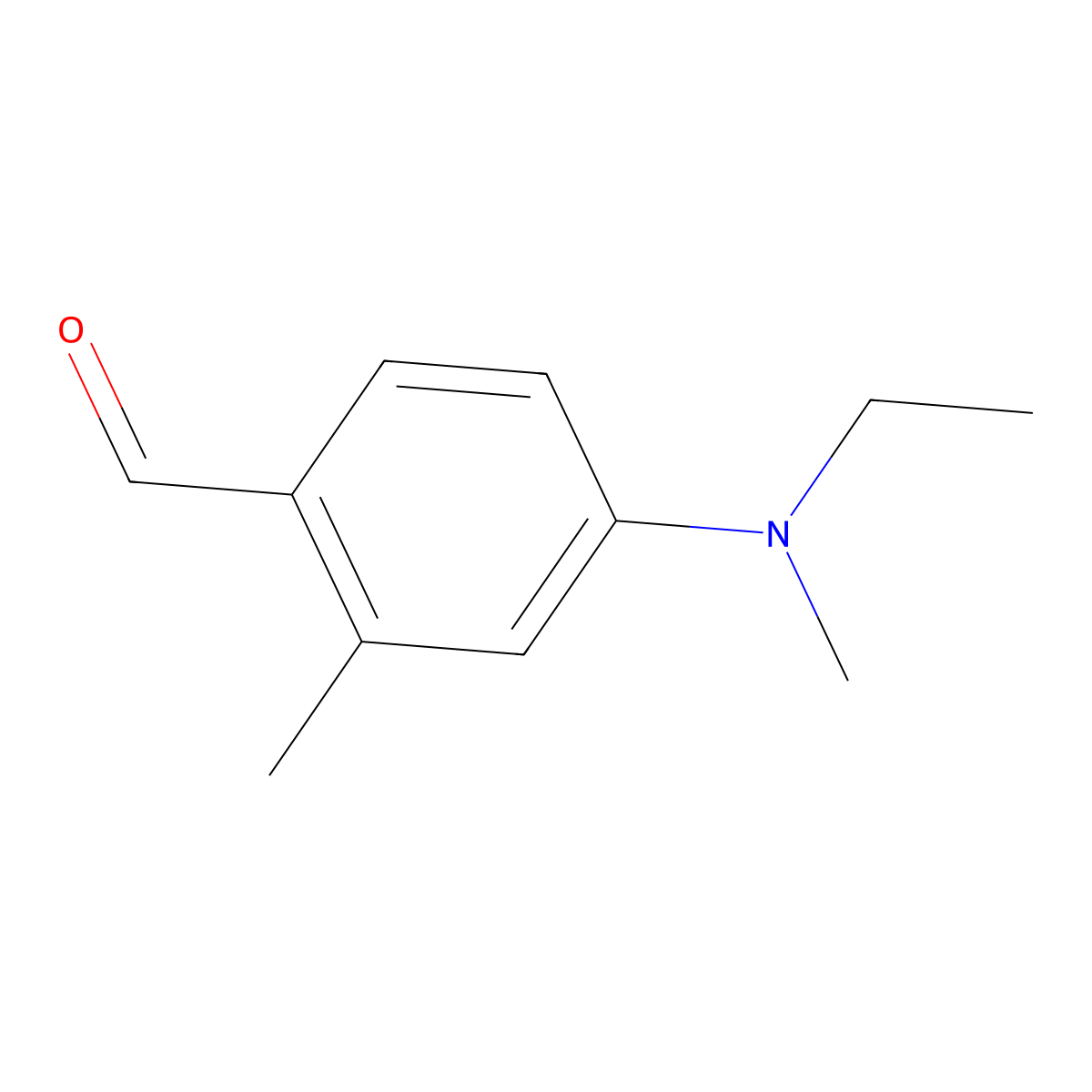 4-(Ethyl(methyl)amino)-2-methylbenzaldehyde molecular structure, CAS 1251280-77-9