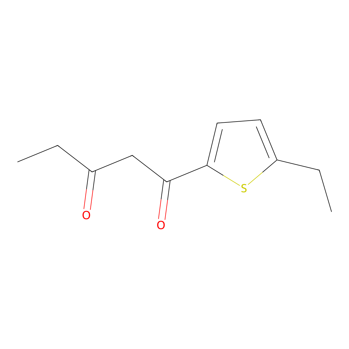 1-(5-Ethylthiophen-2-yl)pentane-1,3-dione molecular structure, CAS 1251289-60-7